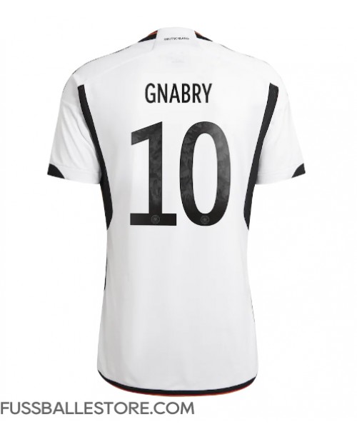 Günstige Deutschland Serge Gnabry #10 Heimtrikot WM 2022 Kurzarm
